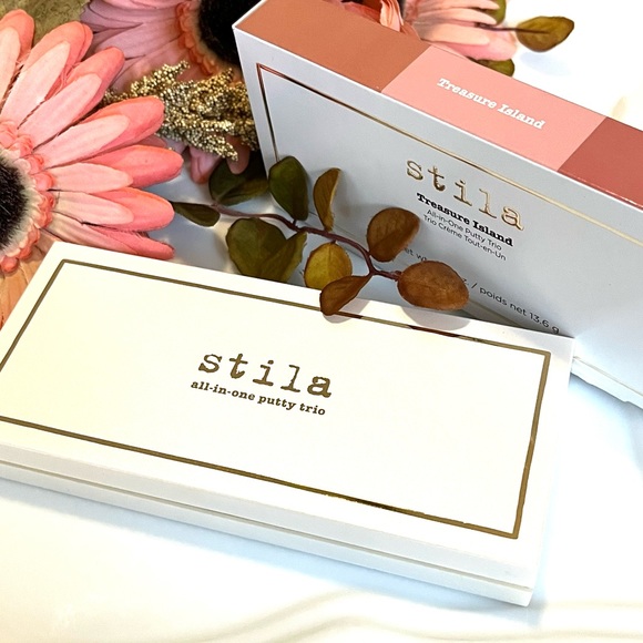 STILA Treasure Island All-in-One Bronze Highlight Blush Putty Trio - Picture 11 of 13